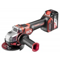 Akumuliatorinis bešepetėlinis kampinis šlifuoklis 125mm, 20V, DCK KDSM04-125FK 2x5,0Ah